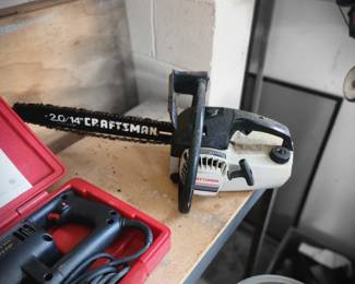 Chainsaw. Lightly used.