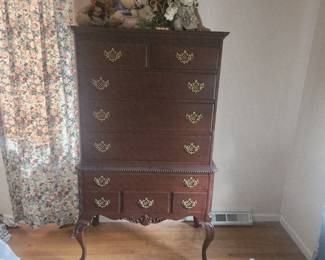Northern Furniture Company Highboy dresser, circa 1939. Perfect condition.