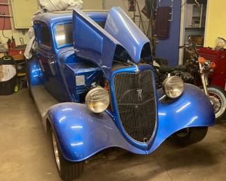 1934 Ford Coupe Hot Rod project - 350 engine, 700r4 transmission