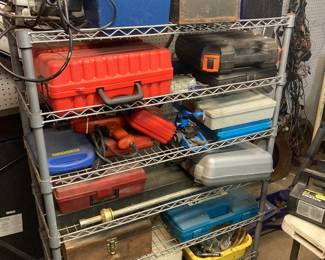 Misc tools - power tools, engine honing tools, hub pullers, precision measuring tools, etc.