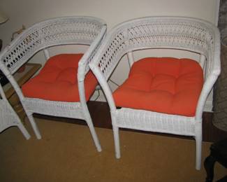Wicker chairs