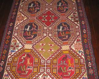 Peruvian rug 80" x 44"