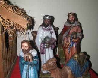 Some figures 15" to 17" tall