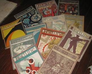 Fortune magazines from the 1930's in great shape