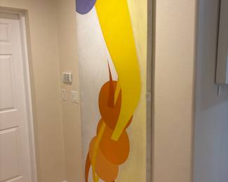 Original Artwork by Darlene Anderson 4 Circles 33"x 81"