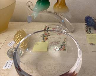 Murano glass with COA