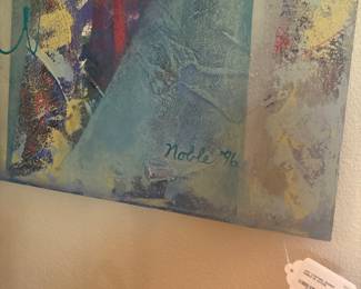 24" x 36" Original mixed media artwork signed by Darlene Noble