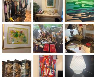 Designer Clothing and Accessories
California-style Kreiss living, dining & bedroom furniture
Murano glass pieces
Designer housewares & dΓ©cor
Original Abstract Artwork by William Ronald and Darlene Basso Noble
High-end kitchen appliances and fine dishes
Vintage Oriental Asian Ming Style Coromandel Chinoiserie Black Eight Panel Screen
Young Chang G213 Semi Concert Grand Piano
Gucci
Chanel
Ferragamo
Escada
St. John
Carlos Falchi
Eric Javitz
Bottega Veneta
Stuart Weitzman
Charles Jourdan
Bally
Cole Haan
Tommy Bahama
Paul Brent
Saks and Dior
Designer Fragrances
Cartier
Gucci
Hermès
Carolina Herrera
Guerlain Samsara
Housewares
Le Creuset
Limoges
Villeroy & Boch
Emile Henry
All-clad, Pyrex, Cuisinart
Young Chang G213 Semi Concert Grand Piano
7β Polished Ebony Semi-Concert Grand