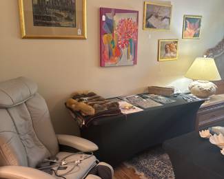 Panasonic Massage Chair and original artwork