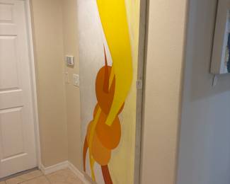 Original Artwork by Darlene Anderson 4 Circles 33"x 81"