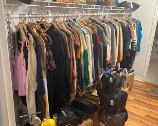 Designer Clothing and Accessories β’ Gucci
β’ Chanel
β’ Ferragamo
β’ Escada
β’ St. John
β’ Carlos Falchi
β’ Eric Javitz
β’ Bottega Veneta
β’ Stuart Weitzman
β’ Charles Jourdan
β’ Bally
β’ Cole Haan
β’ Tommy Bahama
β’ Paul Brent
β’ Saks and Dior