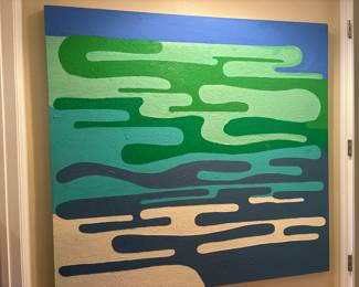 Large Original Artwork by Darlene Nobel 60" X 57"
