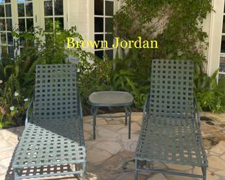 Brown Jordan Patio Loungers