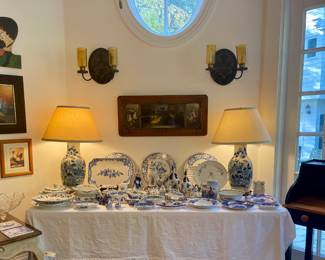 Blue and White Everywhere!