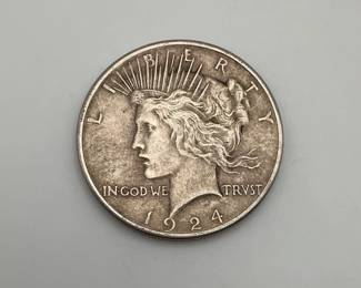 1924 Peace Dollar