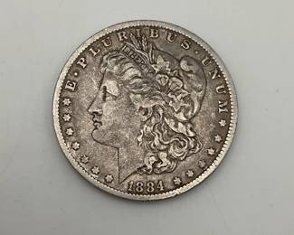 1884 O Morgan Dollar