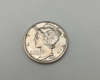 1937 Uncirculated Mercury Dime