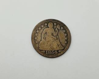 1854 Arrows Liberty Seated Dime 