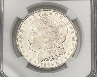 1891 Morgan Dollar