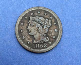 1853 US Large Cent