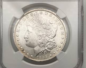 1885- O Morgan Dollar 