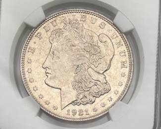 1921 D Morgan Dollar
