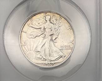 1939 S Walking Liberty Half Dollar 
