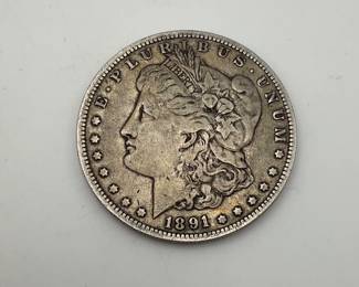 1891 O Morgan Dollar