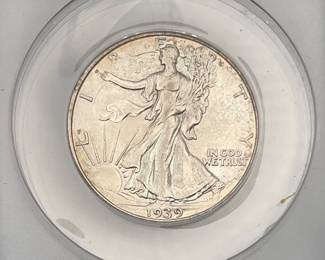 1939 D Walking Liberty Half Dollar