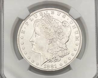 1881 S Morgan Dollar
