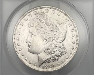 1884 O Morgan Dollar