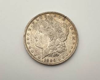 1896 US Morgan Silver Dollar