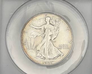 1941 S Walking Liberty Half Dollar