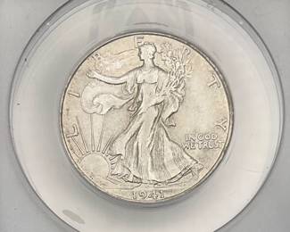 1941 S Walking Liberty Half Dollar