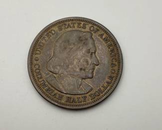 1893 US Silver Columbian 50C