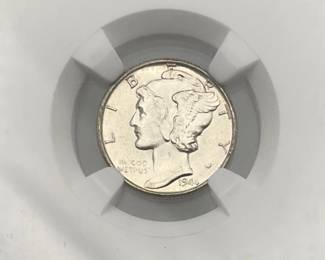 1944 S Mercury Dime