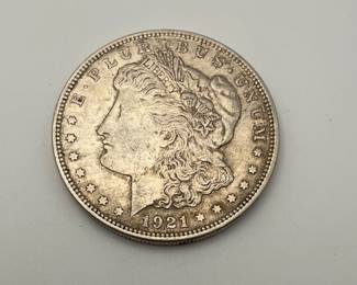 1921 US Morgan Silver Dollar