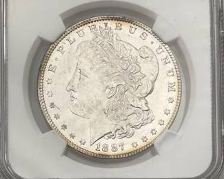 1887 Morgan Dollar