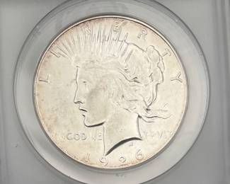 1926 S Peace Dollar