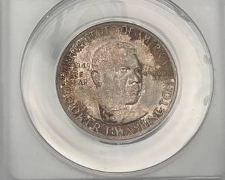 1946 Booker T Washington Half Dollar