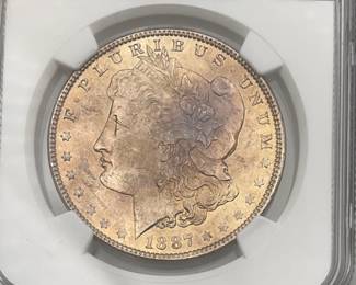 1887 Morgan Dollar