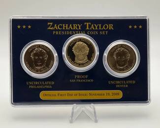 Zachary Taylor $1 Presidential Coin Set