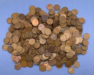 1958 and earlier Wheat Coins 