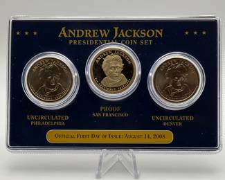 Andrew Jackson $1 Presidential Coin set