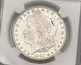 1901 O Morgan Dollar
