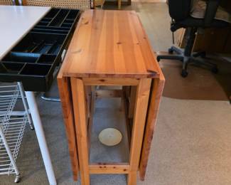 #52   Drop Leaf Table 56"Wx30"Dx28"H   $65