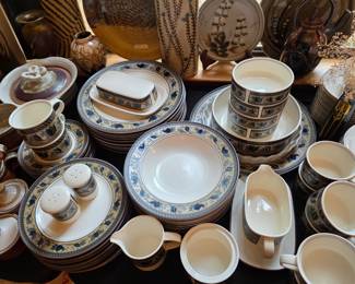 #17   Mikasa Intaglio Arabella Dish Set 56pc   $195