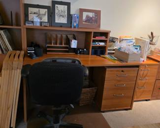 #40   Scanbirk Desk w/Top 655/669 59"Wx31"Dx44"H   $475