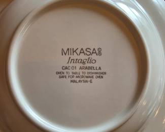 #17   Mikasa Intaglio Arabella Dish Set 56pc   $195