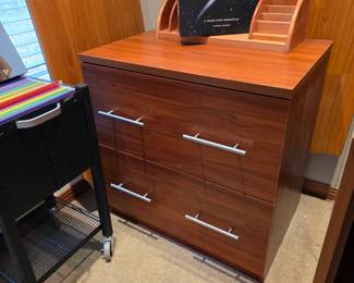 #50   Two Drawer File Cabinet 29"Wx21"Dx29"H   $75
